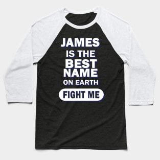 James name for boys, men's birthday Baseball T-Shirt